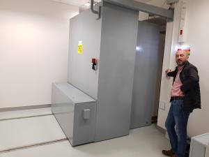 cyclotron door